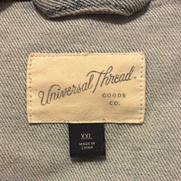 Universal Thread Light Blue Denim Vest. This is a size XXL. - Picture 2 of 8
